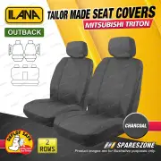 2 Rows Tailor Made CHA Outback Seat Covers for Mitsubishi Triton ML Double Cab