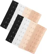 [NOLITOY] 8pcs Extenders for Women Durable Elastic Brassiere Extension Hooks Easy to Install Comfortable Fit for Adding Extra to Bras Multiple Colors