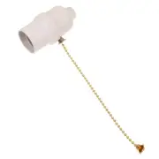 Pull Chain Light Socket Bulb Base Holder Switch Ceiling Lights