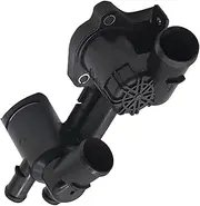 1pc Engine Coolant Thermostat Housing Assembly 03F121111A Compatible For VW Beetle Convertible 2012 2013 2014 2015 2016 2017 2018 2019