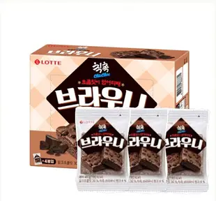 [預購]韓國Lotte 樂天布朗尼蛋糕(40g)/巧克力蛋糕- 10包組 [FIFI SHOP]｜母親節特惠 領券最高折$300~