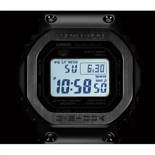 CASIO 卡西歐G-SHOCK GMW-B5000D-1 搭載藍牙連線功能及世界六局標準電波腕錶43.2mm