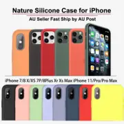 APPLE iPhone 15 14 11 13 Pro Max X XR 7 8 Plus Nature Silicone Case Skin AU FAST