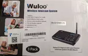 Wuloo 22 Channel 1 Mile Wireless Intercom System WL888 (3 Pack)