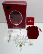 *NEW* Waterford Crystal Christmas Ornament 2010 Annual SNOWSTAR in Box