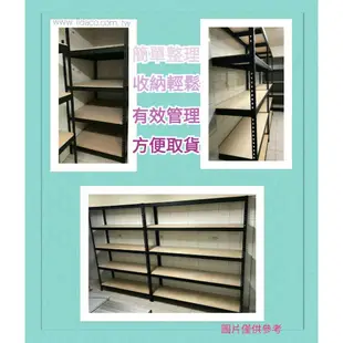 創意 角鋼 工業風 消光黑 長91深31高151 免螺絲角鋼  台南角鋼 書架 工作桌 組合架  推車 層架 置物架