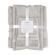 ALGODON "St Regis Collection" TOWEL PACK - 5PC - Silver