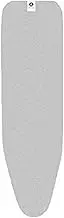 Brabantia 2mm Built-in-Foam Ironing Board Cover (A Board/Metalised) Heat-Resistant, Non-Slip, Durable Cotton & Foam, Cord Fastener