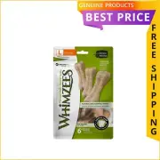 Whimzees RiceBone Natural Dental Treats Value Bag 9s For MediumLarge Dog 2 Pack