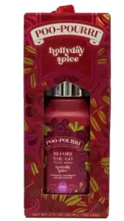 Poo-Pourri Before You Go Toilet Spray Hollyday Spice Odor Eliminator