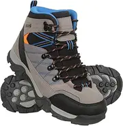 [Mountain Warehouse] Trail Kids Waterproof Boots - Synthetic Mesh Upper Girls & Boys Shoes, EVA Footbed, High Traction - Best for Autumn Winter, Hiking & Outdoors
