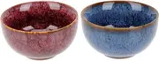 LABRIMP 2pcs Retro Ceramic Tea Cups Fambe Kung Fu Teaware Stylish Drinking Bowls for Oolong Puer Tea Unique Decorative Design Random Random Color