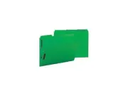 Sparco Fastener Folders w/ 2-Ply Tab 1/3 Ast Tab 50/BX Ltr Green SP17268