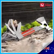 12-in-1 Stainless Steel Multi Tool Survival Camping Hiking Screwdriver Opener Ax