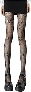 [Generic] Women Heart Patterned Fishnets Tights Pantyhose Thigh High Sexy Stockings Leggings