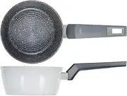 H&H 733772 Alessandro Borghese Gourmet Saucepan with 1 Handle, Non-Stick, 16 cm, Induction, Aluminium