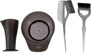 4Pcs Hair Dyeing Tools Lightweight Color Mixing Bowls Measuring Cup for Home Hair Coloring Easy Hair Tinting Suitable for All Hair