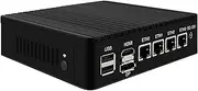 Micro Firewall Appliance, Mini PC, OPNsense, VPN, Router PC, Intel N6005, HUNSN RJ22, AES-NI, 4 x Intel 2.5GbE I226-V LAN, Type-C, TF, M.2 WiFi Slot, 8G RAM, 256G SSD