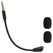 Geekria 3.5mm Detachable Boom Mic for Logitech G PRO X PRO X G735 G733 (0.5ft)