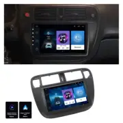For 1995-2000 Honda Civic Carplay Stereo Radio GPS Nav Head Unit WIFI 9" FM 16GB