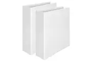 2x Marbig Clearview A4 Lever Arch File Folder Organiser Document Paper White