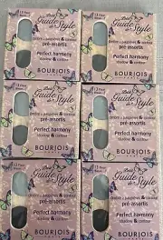 6 Bourjois Perfect Harmony Shadow & Contour Eye Liner 13 FLEUR BLEUE...? .05oz