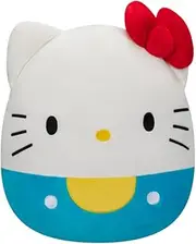 Squishmallows Hello Kitty Plush Toy, 8 inch, Blue Dress, Ultra Soft