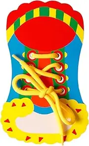 [Generic] Shoe Tying Exercises, Children Learn to Tie Shoelaces, Teaching Toy for Threading Shoelaces - Shoelaces Toy Shoelaces Toy Shoelaces Toy, a, Siehe Beschreibung