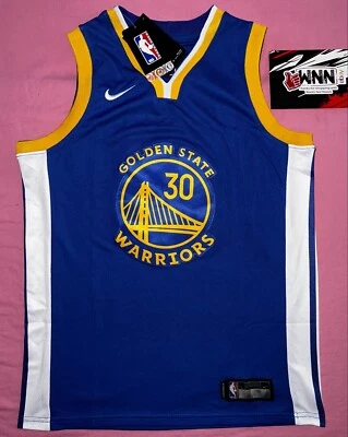 Golden State Warriors NBA #30 Curry Blue Jersey Youth LARGE QLD Seller
