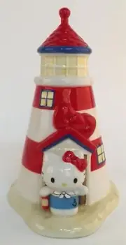 Blue Sky Clayworks Hello Kitty Brilliant Light House Bank, 8-inch Height, Hom...