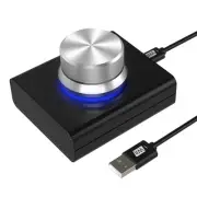 USB Volume Control Knob - Computer Speaker External Volume Control with 1-Key...