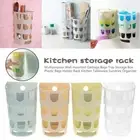 Tableware Organizer Garbage Bags Plastic Bag Container Wall-mounted