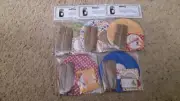 5~ Mason Jar Label Kit Lid Covers Gift Tags Sticker Labels & Twine~ for 12 Jars