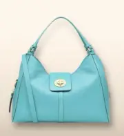 RADLEY London Longacre Ziptop Medium Satchel Aqua Gold