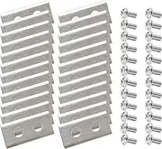 Kudoosen 24pack WG794 WA0190 Replacement Robotic Lawn Mower Cutting Blade for Worx Landroid Robotic Mower