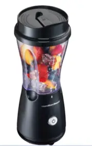 Hamilton Beach Single Server Personal Creations Blender w/ travel lid