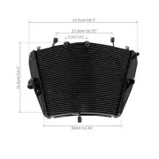 Aluminum Cooling Radiator Fit For Honda CBR1000RR 2012-2016