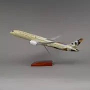 1:130 ETIHAD Airways Boeing 787 Plane Model / LED Light & Wheel Aircraft Model
