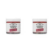 2x Winsor & Newton 60ml Designers' Gouache Photographic Fine 172x129mm"