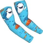 [FSCEV] Undersea Whale Sun Protection Arm Sleeves Outdoor Essentials Cooling Compression Golf Hiking Cycling