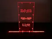 Sound Authority Plexiglass - 3/4" X 12" X 6" Engraved Acrylic Window For Sub Box