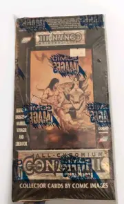 Conan III, All Chromium Collector Cards, 1995 Booster Box, BRAND NEW Sealed