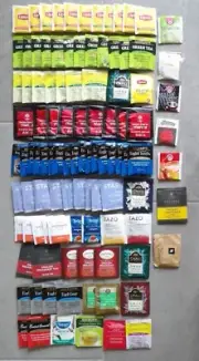 102 Tea Packs Around The World Individually Sealed Assorted Flavors Taste Enjoy