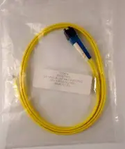 1 Meter LC to Blunt Duplex Single Mode Fiber Optic Patch Cable, New