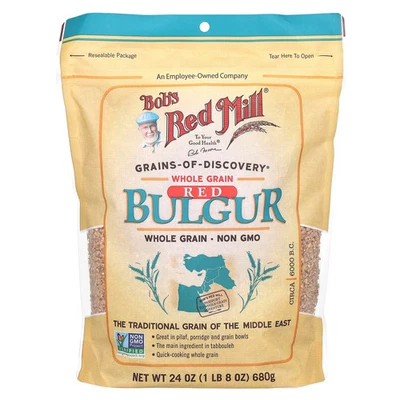 Red Bulgur, Whole Grain, 24 oz (680 g)
