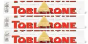 3 TOBLERONE WHITE Swiss Chocolate Bars with Honey & Almond Nougat 100g 3.5oz