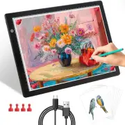 A4 Light Box for Tracing Light pad for Drawing Magnetic Light Board with 4 Ma...