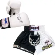 NEW Boon Compact Pitbull Black/White Shorts & Gloves