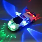 Music Sound Electric Police Car 360 Rotation Electric Toy Car Educational Toys