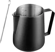Milk Frothing Pitcher Stainless Steel Espresso Steaming Jug Perf Ect for Milk Cream Water Juices Smoothies Frother